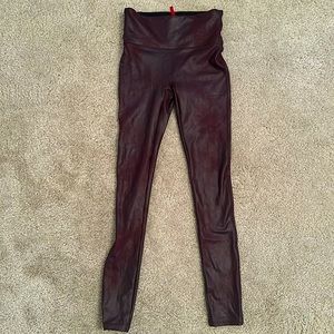 Spanx Faux Leather Leggings
